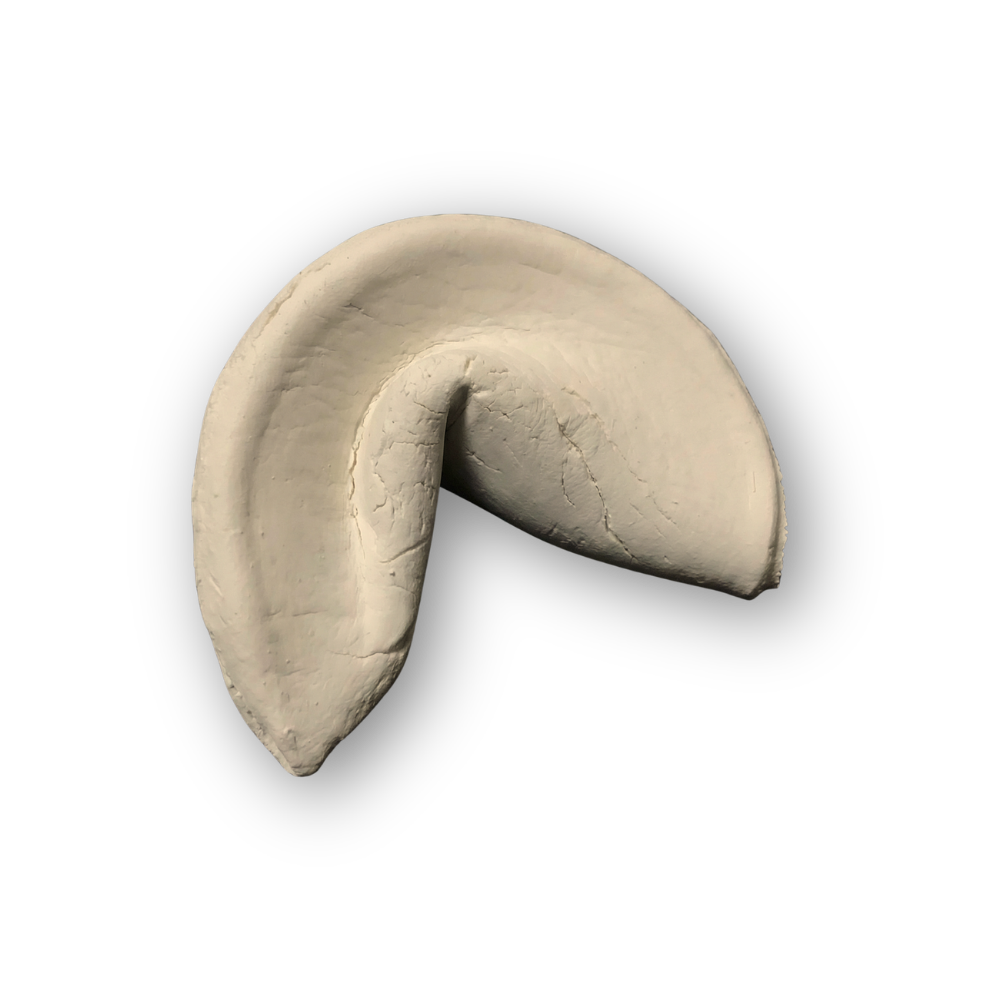 Air-Dry Clay Fortune Cookies